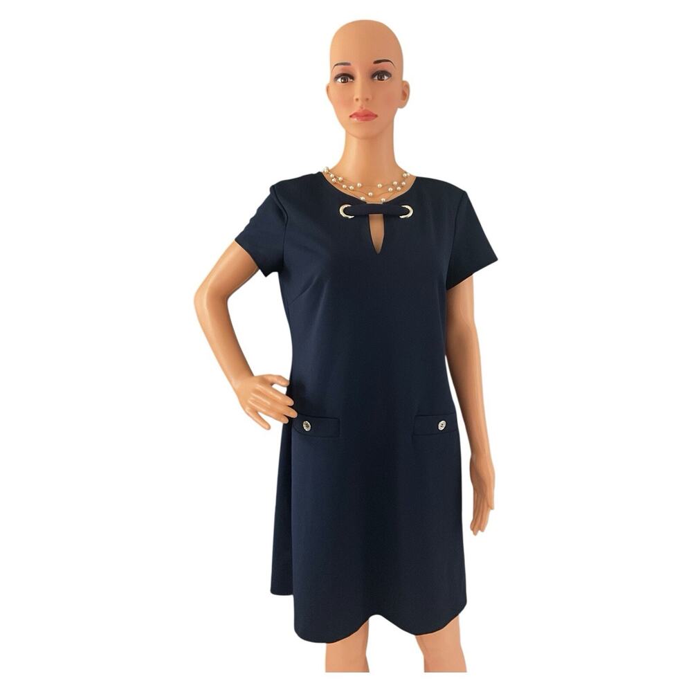 Tommy Hilfiger Dress Navy Blue Size 10